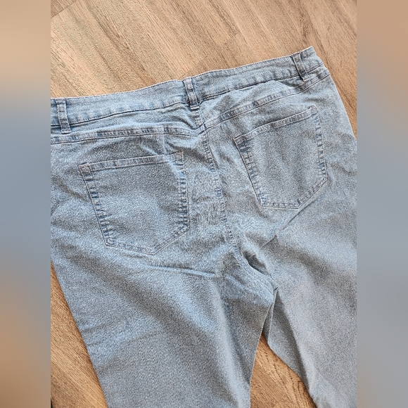 Denim 24/7 Light Stretchy Blue Jeans Plus Size Boot Cut - Picture 9 of 12